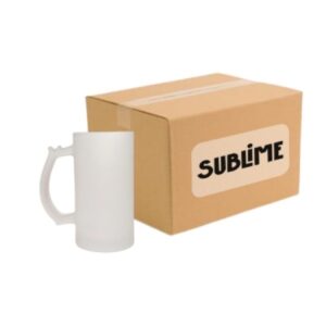 12 canecas de chopp 460 ml para sublimação jateada ou transparente