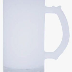 2 unidades caneca de chopp jateado 475ml com caixinha